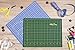 Self Healing Cutting Mat - Double Sided (Green/Blue) - Professional - 5 Layers - Rotary Blade Compatible - For Arts, Crafts, Sewing, Handmade - A4 (9x12 inch).