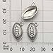 Youdiyla 60PCS Football Theme Charms Collection - Mixed Antique Silver Rugby Player Helmet Metal Alloy Pendants for Jewelry Making DIY Findings (M131)