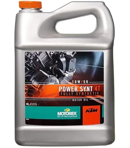 Amazon.com: Motorex PWR SYN 4T 5W40 100% SYN 4LTR Engine Oil Power