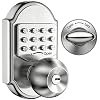 Megaflint Keyless Entry Door Lock Deadbolt Keypad Mechanical Stainless Steel (Pass Code or Key ) 100% Mechanical, No…