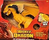 Mighty Dragon Light and Sound Battery Operated Yellow Dragon