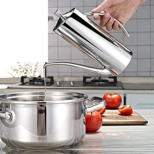 304 Stainless Steel Olive Oil Dispenser,Olive Oil Can Drizzler With