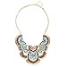 Miraculous Garden Jewelry for Women Girls, Vintage Silver/Gold Ethnic Tribal Boho Necklace Turquoise Beads Bohemian Necklace (Antique Gold)