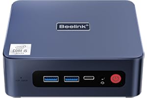 Beelink SEI10 Mini PC with Intel I5-1035G4 Turbo 3.7GHz 6M Cache 4C/8T 16GB DDR4 500GB SSD Windows 10 Pro 4K Dual Display, Wa