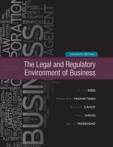 The Legal and Regulatory Environment of Business, 16th edition