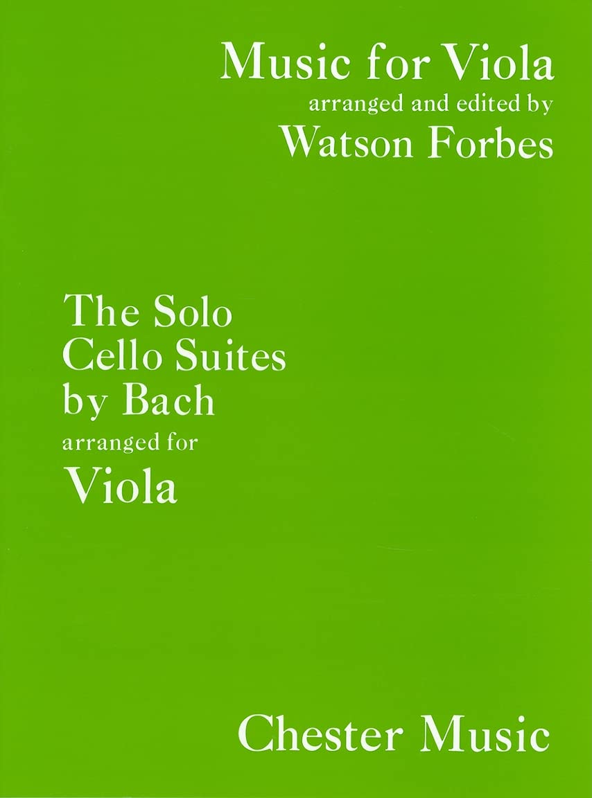 6 Suites for Viola (originally for Cello). (Music for Viola)