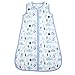 aden + anais Essentials Classic Sleeping Bag, 100% Cotton Muslin, Wearable Baby Blanket, Dinos, Medium, 6-12 Months