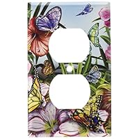 Art Plates - Blue Butterflies Switch Plate - Outlet Cover