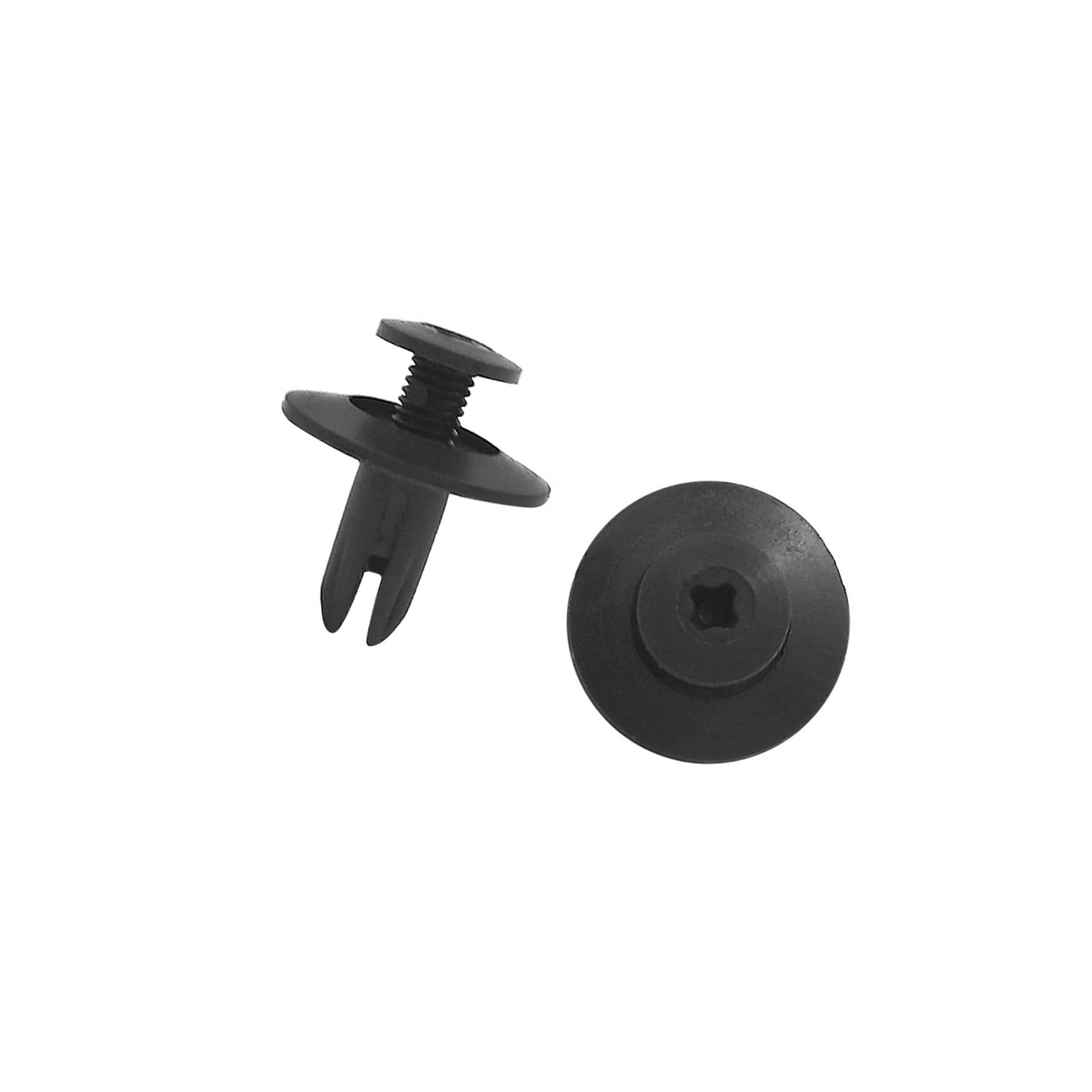 Motoforti 30Pcs Rivets Expansion Screws Fastener Fender Bumper Clips 6mm Long-lasting