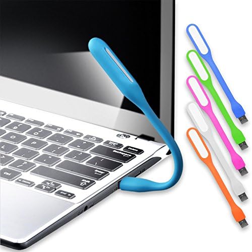 Mini USB LED Light Lamp 180 Degree Adjustable Portable Flexible for Desktop, Laptop, Portable Battery, Perfect for Night Reading &amp; Working / 10,000 Hours Lifetime (Hot Pink)