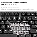VELOCIFIRE Full Size Wireless Mechanical Keyboard, 104-key with Tactile Outemu Brown Switches for Copywriters, Typists, Programmers(No Backlit)