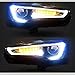 Vland LED Headlights For 2008-2017 Mitsubishi Lancer/Evo X LED head lamp Audi Style