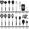 Silicone-Kitchen-Utensils-Set30-Pcs-Silicone-Cooking-Utensils-SetStainless-Steel-Cooking-Utensils-Heat-Resistant-CookwareCooking-Tools-with-Holder-for-Non-Stick-Pans-Black Silicone Kitchen Utensils Set,30 Pcs Silicone Cooking Utensils Set,Stainless Steel Cooking Utensils Heat Resistant…
