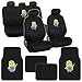 Despicable Me Minions Car Seat Covers & Floor Mats - Full Interior Set - Universal Fit