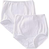 Bali Women's Shapewear Brief, Light Control Smoothing Shapewear Underwear, Tummy Control 2-Pack (Colors May Vary)