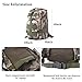 3P Tactical Military Backpack, Feskin 25L Superior Waterproof Wearable Durable Double Shoulder Bag for Kids Camping, Climbing, Hiking, Shooting Outdoor Sports - CP Camouflage