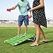 GoSports Portable PVC Framed Cornhole Toss Game Set with 8 Bean Bags and Travel Carrying Case - Choose Your Style