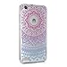 kwmobile Crystal TPU Silicone Case for > Huawei GR3 / P8 Lite SMART < in blue dark pink transparent Design Indian sun