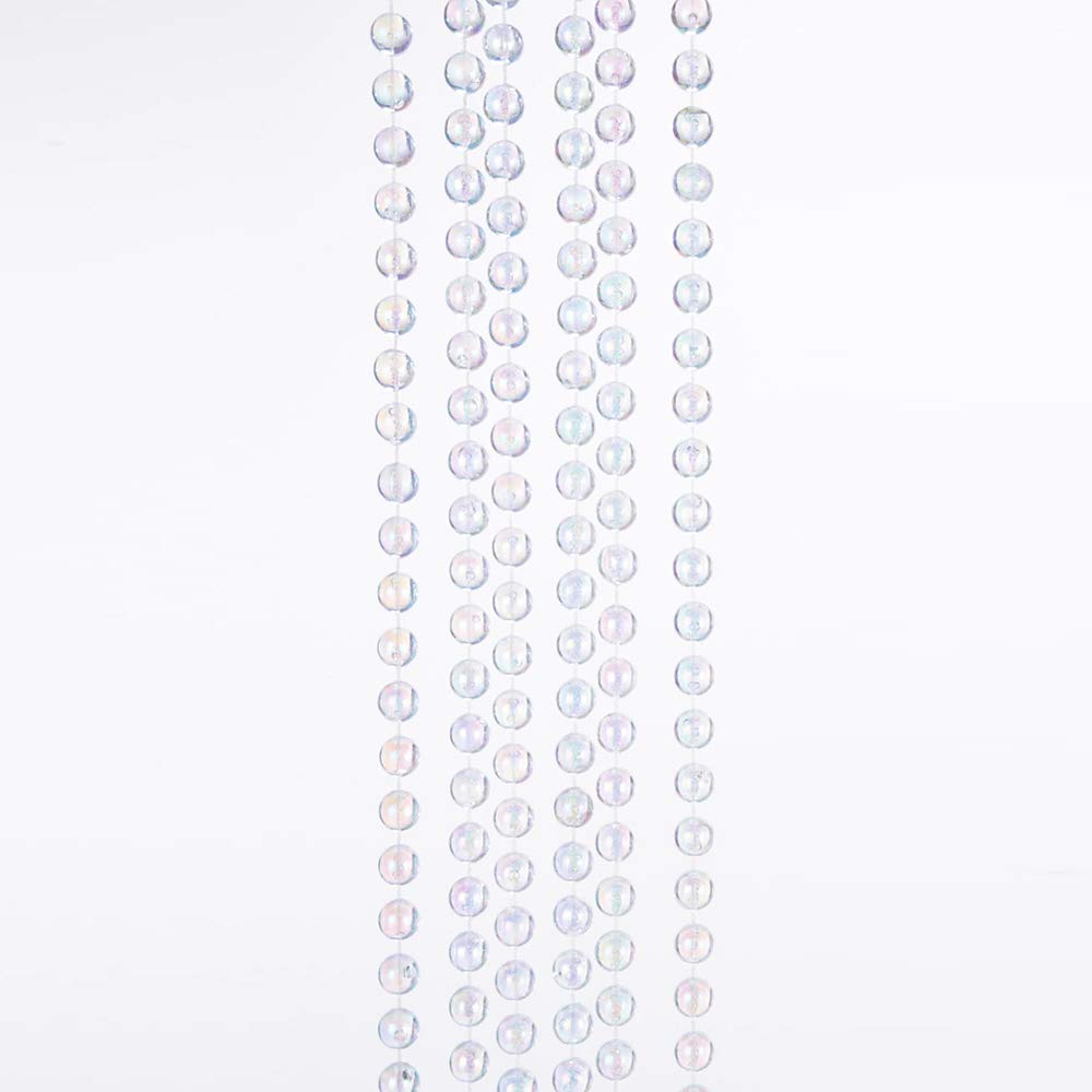 Kurt S. Adler 15-Foot Clear Iridescent Bead Garland