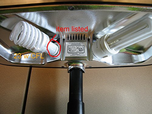 Aerogarden 100629 100340 MaxGrow light adapter to regular CFL Bulb