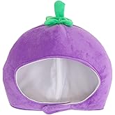LUOZZY Funny Eggplant Hat for Carnival Costume Accessories Birthday Party Hat Photography Prop Headgear