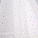 Deconovo Christmas Decorative Glittering Shining Organza Table Cloth for DIY Christmas Decorations Gold Star 59 W x 118L Inch