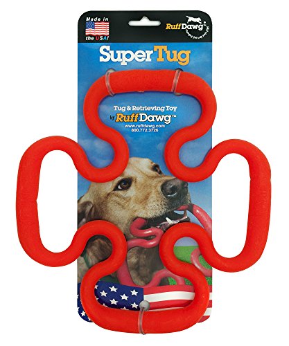 Ruff Dawg Super Tug Rubber Dog Toy Assorted Colors