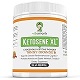 Ketosene XLTM 30 Servings Extra Large Exogenous Ketones Powder - Kickstart Ketosis Within 1-Hour with a Pure Blend of Calcium and Magnesium Ketone BHB Salts (KetoVantage BHB) - for Keto Diet Bulk