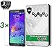 [3-Pack] Note 4 Screen Protector, PThink [Tempered Glass] [9H Hardness] [Anti-Scratch] [Fingerprint Resistant] [Easy-Install] Screen Protector for Samsung Galaxy Note 4