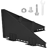 PakaLife Snow Guards for Roof,Snow Splitter&Diverters Guards for Metal Roofs,Snow Removal (Black)
