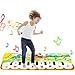 CTOY Piano Mat Toy Gift for 1 to 3 Year Old Boy&Girls,35in Early Educational Musical Instruments Toys (Yellow)