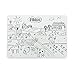 Dry Erase Boards - Quantity Lap Board Pack with 20 Boards, 20 Felt Erasers - Without Markers - 20 Whiteboards + Eraser
