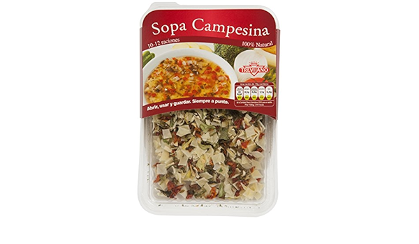 Sopa campesina deshidratada trevijano 100g. : Amazon.es