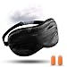 Roybens Breathable Sleep Travel Eye Mask - Soft & Breathable, Ultra Lightweight, Light Blocking Eye Covers for Sleeping, Relaxation, Spa - with Adjustable Strap and Ear Plugs