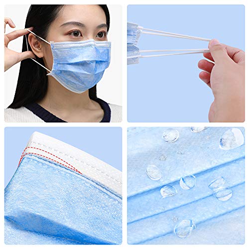 Disposable Face Masks, Medical Grade Face Mask 3 Layers MeltBlown