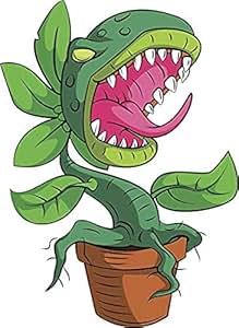 Amazon.com: EW Designs Scary Angry Venus Fly Trap Monster Cartoon Vinyl