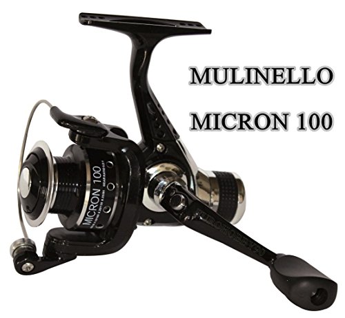 HUIOP Mulinello Da Spinning Mini, 3+1 Cuscinetti, Rapporto 5.0:1, Capacità 2#-80m, Peso 175g, Colore Oro/Rosso, Attrezzatura Pesca Su Ghiaccio