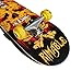 RIMABLE Complete Maple Skateboard 31 Inch (Skull Eye,Lighted Up Wheel)