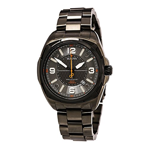 Bulova Men's 98B225 Precisionist Analog Display Japanese Quartz Grey Watch