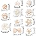 22Pcs Crystal Rhinestones Pearl Buttons, Rhinestone Flower Embellishments Button Flatback Pearl Beads DIY for Jewelry Making, Wedding DIY Supplies, Clothes, Bags, Shoes and Sew Craft Projects