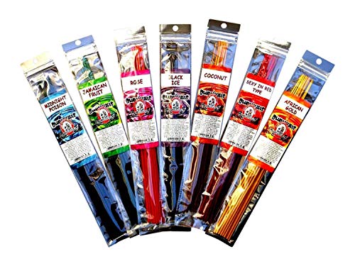 Blunteffects Premium Hand Dipped Incense - 12 Different scents 12 Sticks Each - 144 11" Sticks - 300g- 45+ min per Stick