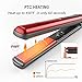 Hair Straightening Flat Iron for Straightens and Curls Hair, Straightener with 1 Inch Floating Plates, Flat Iron with Temperature Adjustment Button LED Digital Display and Auto Shut Off Redthumb 1