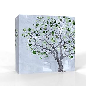 Wall26-Canvas Wall Art-Abstract Black and White Tree-Giclee Painting Wall Bedroom Living House Decoration Home Art - 12x12 inches