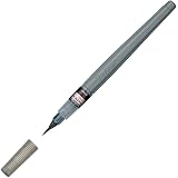 Recharges Pentel FP10-A Pour Crayon Pinceau GFKP3-A - Boîte De 4 Mines Noires, Neuves