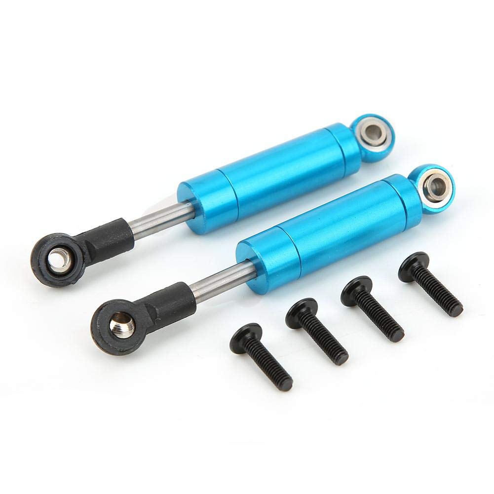 Keenso Front Shock Struts Damper, 72mm Aluminium Alloy Front Shock Struts Damper RC Spare Parts for 1/14 144001 RC Model Car(Blue 1316B) slotted spoon poached egg