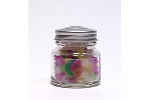 Mayca Moon KONPEITO Candy Small Glass Bottle Japanese Tiny Sugar Candy Crystal 1.23OZ (35g) (Shobu)