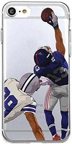 iPhone 6 6s Football Silicone Protective Transparent Thin Case (06)