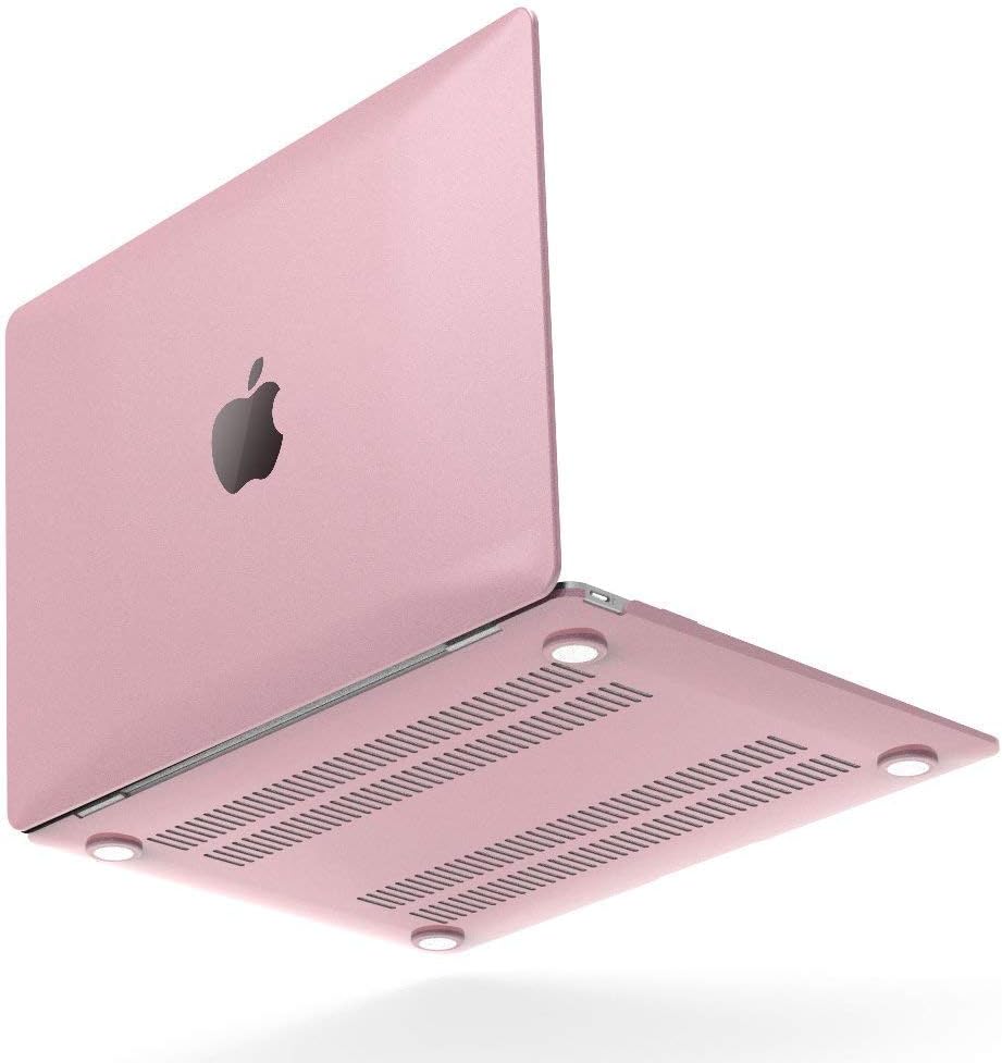 IBENZER MacBook 12 Inch Case, Hard Shell Case Cover for Mac 12’’ with Retina Display Model A1534 (Newest Version 2020 2019 2018 2017 2016 2015), Rose Gold, MM12MPK A