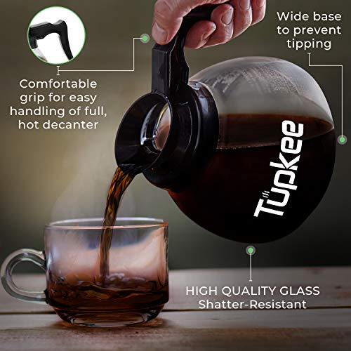 Tupkee Commercial Coffee Pot Replacement SHATTERRESISTANT Restaurant