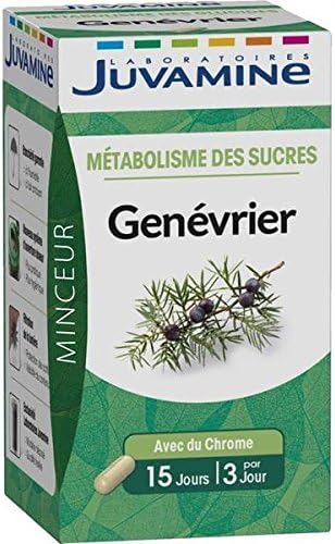 Juvamine juniper 45 caplets 17g - ( Unit Price ) - Juvamine genevrier 45 gellules 17g
